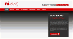 Desktop Screenshot of ni-vans.com